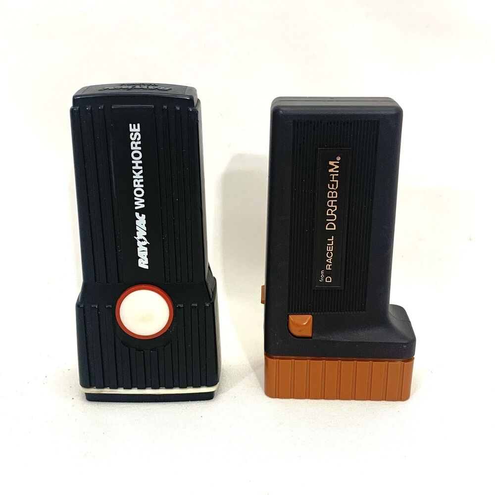 Vintage Duracell Durabeam & Rayovac Workhorse Flashlights